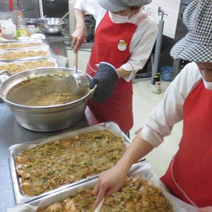 ホテルパンによる調理