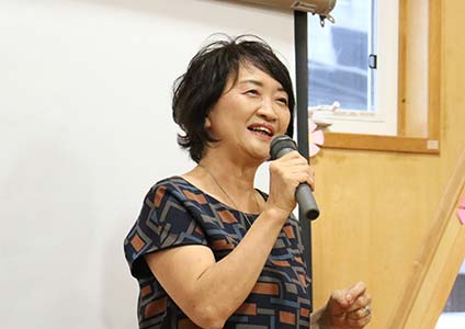 「お母さん大学」の藤本裕子さん
