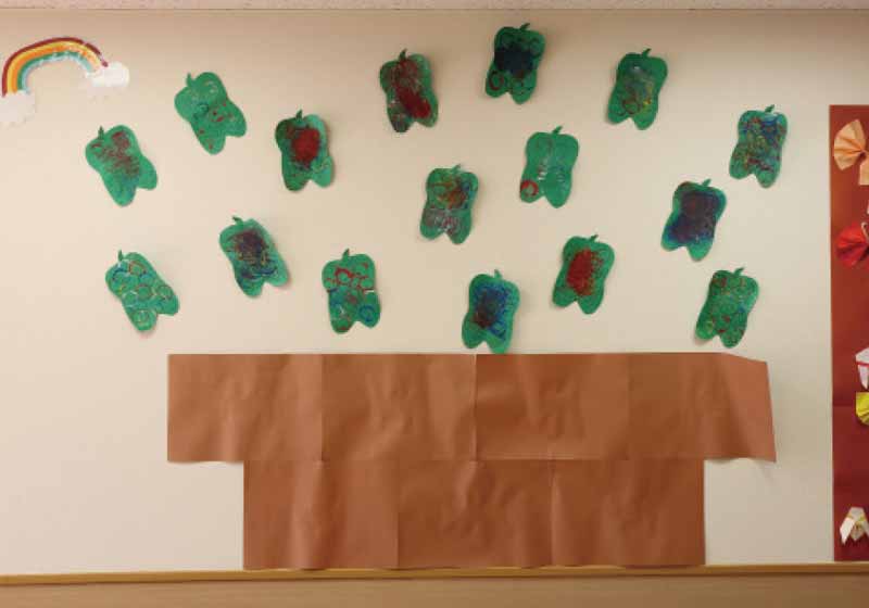 「ピーマン」の飾りは、五月女さんのアイデア