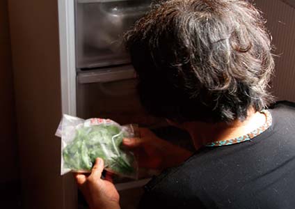 先生の冷凍庫は宝箱でした。